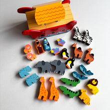 Load image into Gallery viewer, Wood Like To Play Wooden Noah's Ark