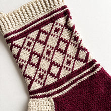 Load image into Gallery viewer, Hand Crochet Christmas Stockings by Nana Jill