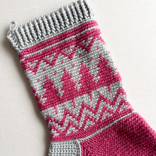 Load image into Gallery viewer, Hand Crochet Christmas Stockings by Nana Jill