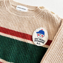 Load image into Gallery viewer, Bobo Choses Patch Stripe Jumper - 18-24 months

