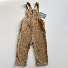 Load image into Gallery viewer, Zara Floral Cord Dungarees - 18-24 months
