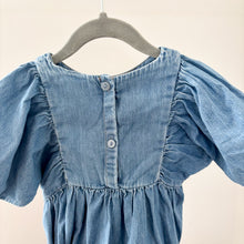 Load image into Gallery viewer, H&amp;M Denim Floral Dress - 3-4 years
