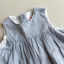 Load image into Gallery viewer, Confiture Blue Stripe Duck Sleeveless Dress - 12-18 months
