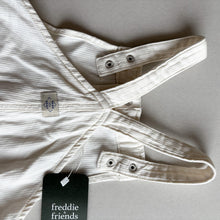 Load image into Gallery viewer, Zara White Short Dungarees - 2-3 years
