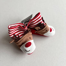 Load image into Gallery viewer, Jojo Maman Bebe Reindeer Booties - 3-6 Months
