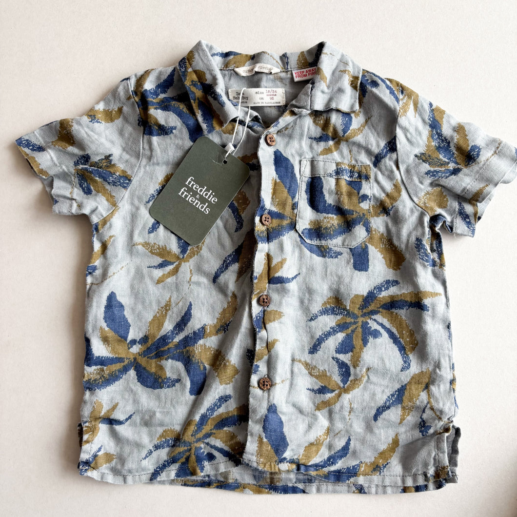 Zara Palm Shirt - 18-24 months