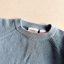 Load image into Gallery viewer, Zara Blue Fisherman Knit Jumper - 12-18 months
