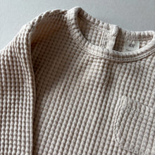 Load image into Gallery viewer, H&amp;M Cream Waffle Jumper - 6-9 months
