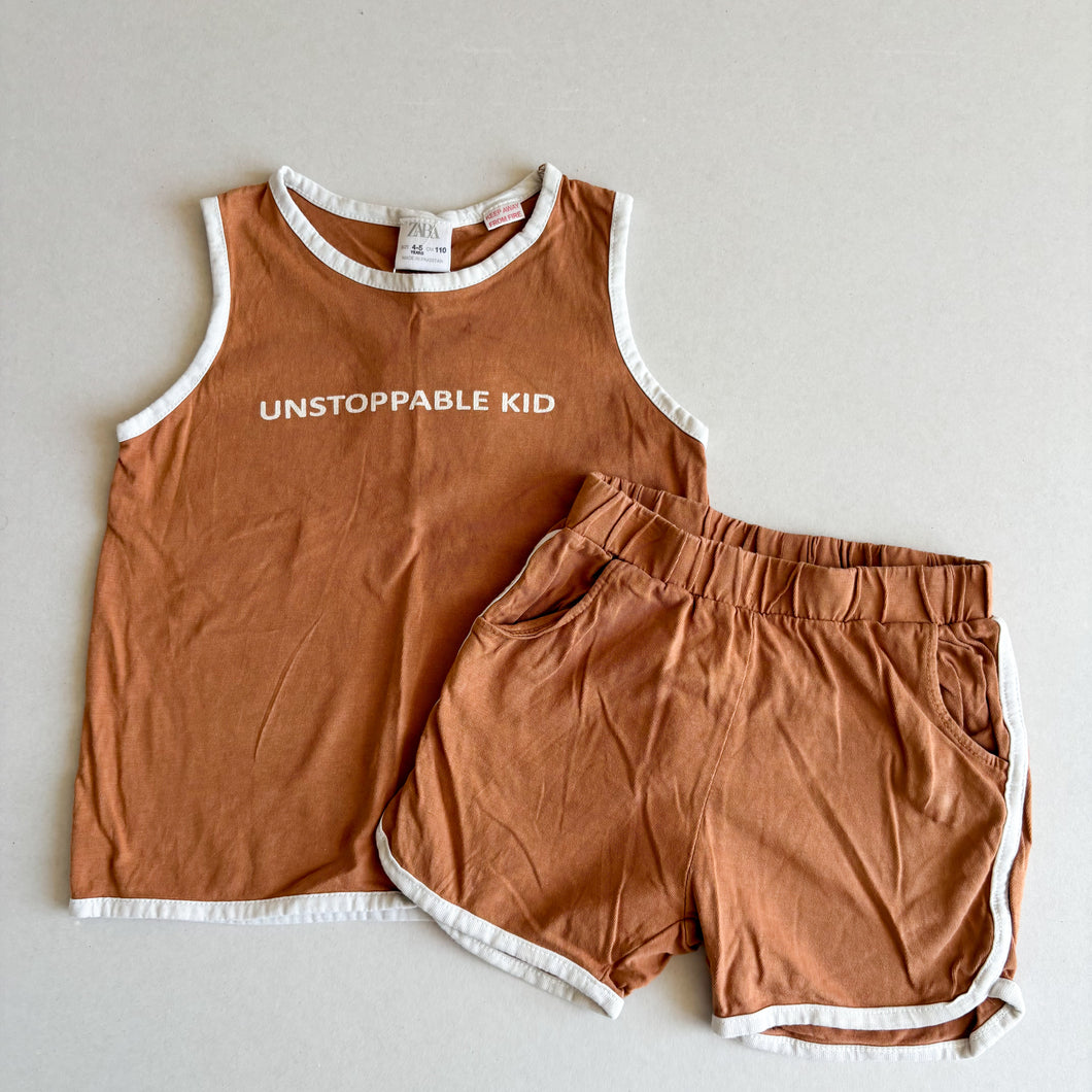 Zara Unstoppable Kid Set - 4-5 years