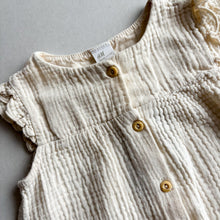 Load image into Gallery viewer, H&amp;M Cream Muslin Dress - 18-24 months
