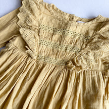 Load image into Gallery viewer, Louise Misha Mustard Cotton Dress - 6 years
