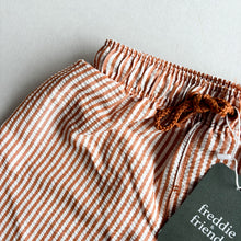 Load image into Gallery viewer, H&amp;M Brown Stripe Swim Shorts - 4-5 years
