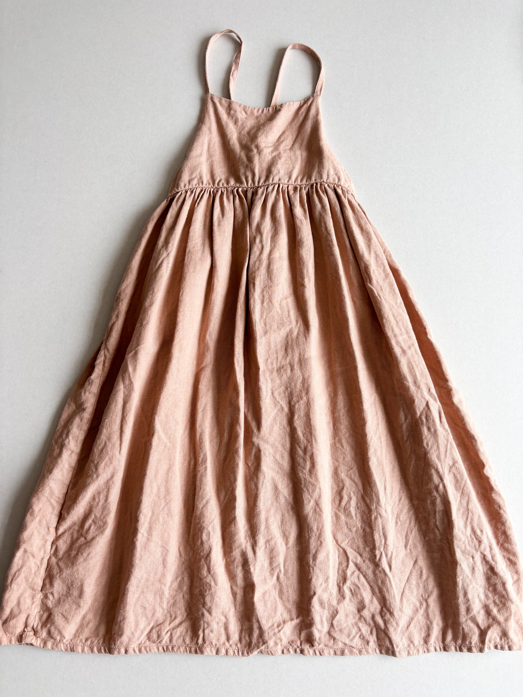 Nellie Quats Linen Dress - 7-8 years