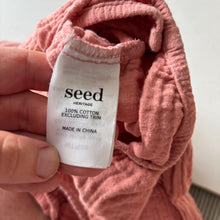 Load image into Gallery viewer, Seed Heritage Pink Wrap Bodysuit - 6-12 months
