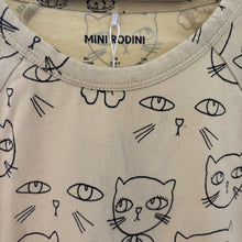 Load image into Gallery viewer, Mini Rodini Yellow Cat T-Shirt - 7-8 years
