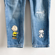 Load image into Gallery viewer, Zara Snoopy Jeans - 3-4 years
