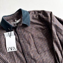 Load image into Gallery viewer, Zara Brown Wool Shirt - 7 Years - BNWT

