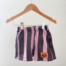 Load image into Gallery viewer, Zara Purple Stripe Shorts - 2-3 years

