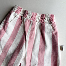 Load image into Gallery viewer, Korean Pink Stripe Trousers - 9-12 months
