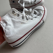 Load image into Gallery viewer, Converse White hi-tops - UK2
