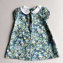 Load image into Gallery viewer, Blue &amp; Green Floral Tunic - 1-2 years
