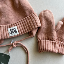 Load image into Gallery viewer, H&amp;M Pink Hat &amp; Mittens set - 1-2 years
