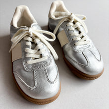 Load image into Gallery viewer, Zara Silver Trainers - UK2 / EU34 (BNWOT)
