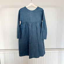 Load image into Gallery viewer, Nellie Quats Blue Linen Dress - 5-6 years
