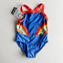 Load image into Gallery viewer, Frugi Rainbow Swimming Costume - BNWT - 18-24 months
