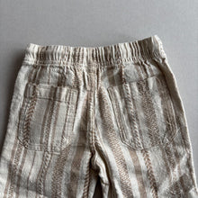 Load image into Gallery viewer, Next Cream &amp; Brown Pattern Shorts - 4 years
