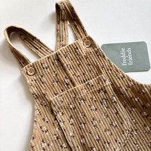 Load image into Gallery viewer, Zara Floral Cord Dungarees - 18-24 months
