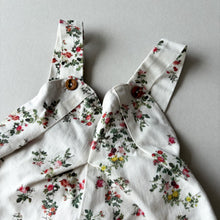 Load image into Gallery viewer, What Mother Made Floral Dungarees - 6-12 months
