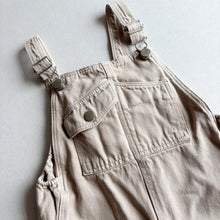 Load image into Gallery viewer, Zara Beige Dungarees - 2-3 years
