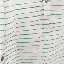 Load image into Gallery viewer, Zara Green Stripe Hooded Shirt - 2-3 years
