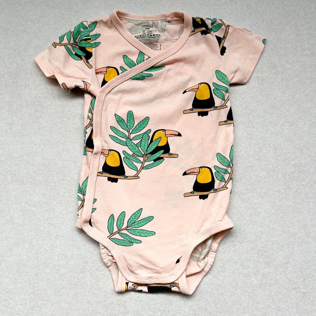 Lindex Toucan Romper - 4-6 months