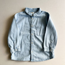 Load image into Gallery viewer, H&amp;M Light Denim Shirt - 3-4 years
