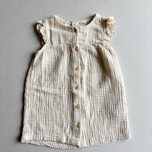 Load image into Gallery viewer, H&amp;M Cream Muslin Dress - 18-24 months
