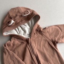Load image into Gallery viewer, City Mouse Brown One Piece With Ears - 6-9 Months
