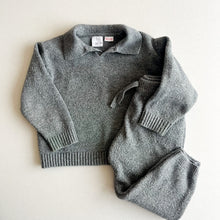 Load image into Gallery viewer, Zara Grey Knit Set - 3-4 years
