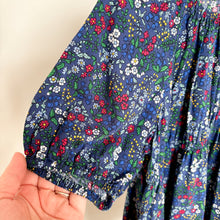 Load image into Gallery viewer, Uniqlo Navy Floral Dress - 6-7 years
