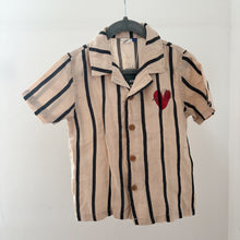 Load image into Gallery viewer, Jelly Mallow Stripe Linen Shirt - 4-5 years
