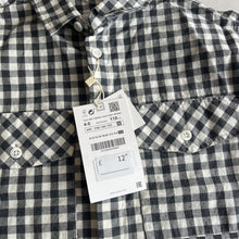 Load image into Gallery viewer, Zara B&amp;W Gingham Shirt - 4-5 years
