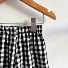 Load image into Gallery viewer, Handmade Black Gingham Trousers - 3-4 years
