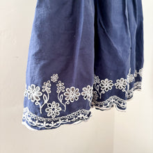 Load image into Gallery viewer, Jojo Maman Bebe Blue Dress - 4-5 years
