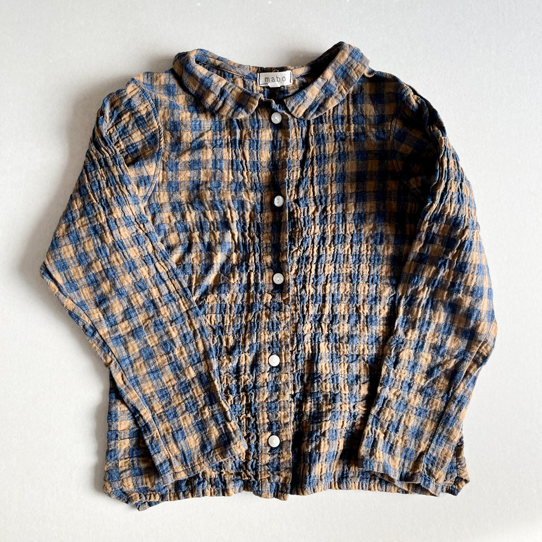 Mabo Check Blouse - 8-9 years