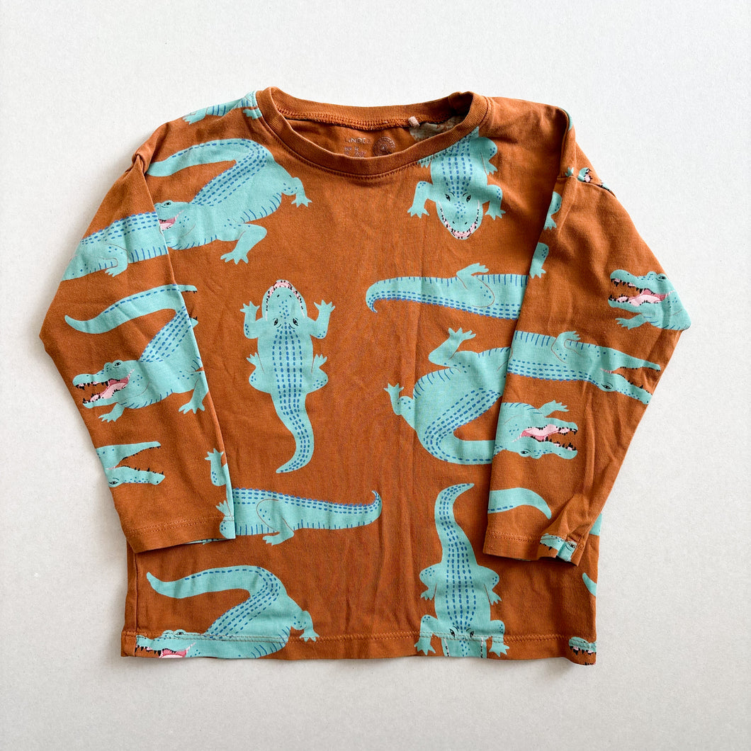 Lindex Aligator Long Sleeve Top - 18-24 months