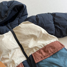Load image into Gallery viewer, Zara Colour Block Puffa Coat - 2-3 years
