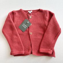 Load image into Gallery viewer, La Redoute Rust Cardigan - 2 years
