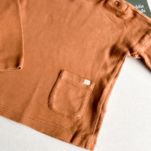 Load image into Gallery viewer, Little Dutch Brown Long Sleeve Top - 6-9 months
