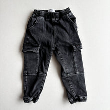 Load image into Gallery viewer, Zara Black Jeans (elasticated waist) - 2-3 years
